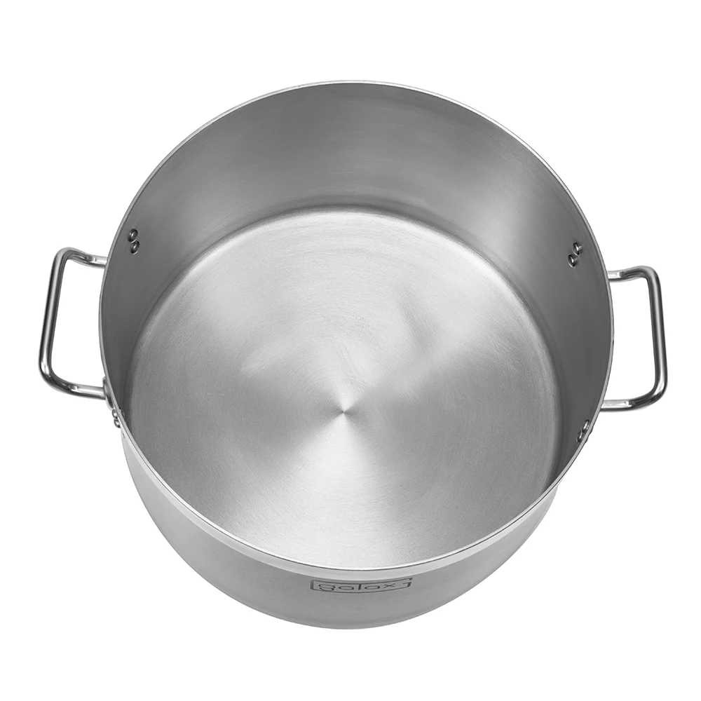 Luxshiny 2pcs Stainless Steel Cooking Pot Stew Pots with Lids Stock Pot  with Lid Large Pot for Braising Pan with Lid Big Pots for Cooking Soup