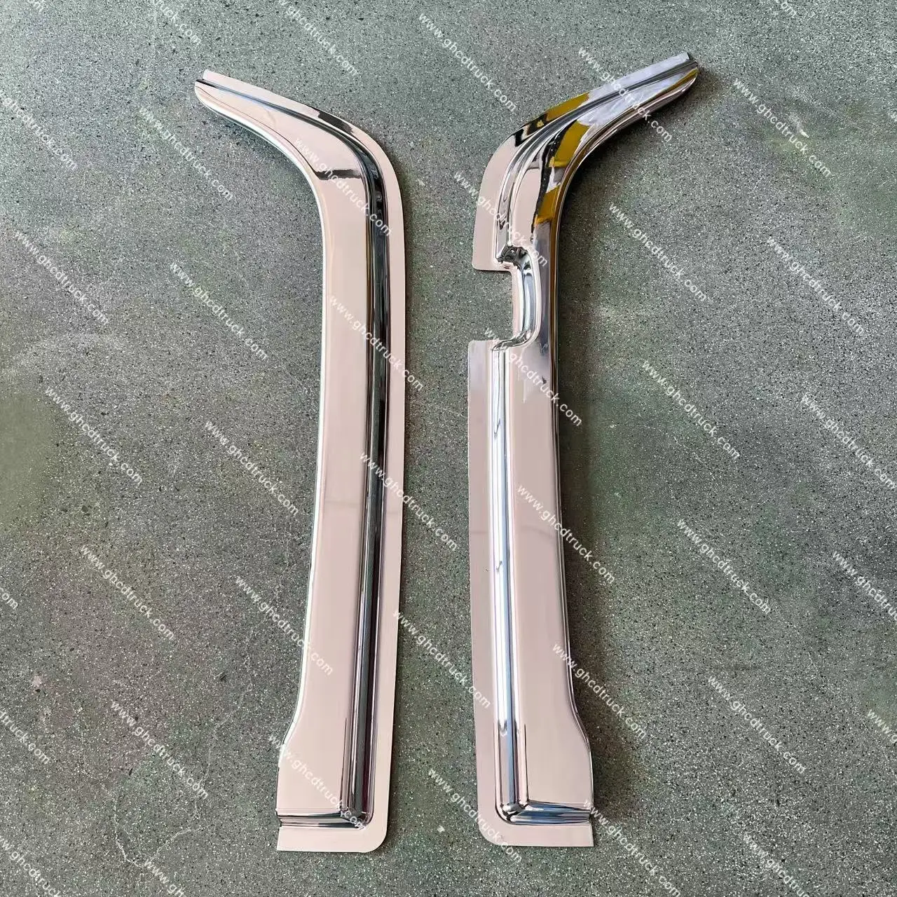 GHCD Factory Price High Quality Chrome Sun Visor for Japanese Trucks Compatible Mitsubishi FN627/FM617 Hino Nissan New