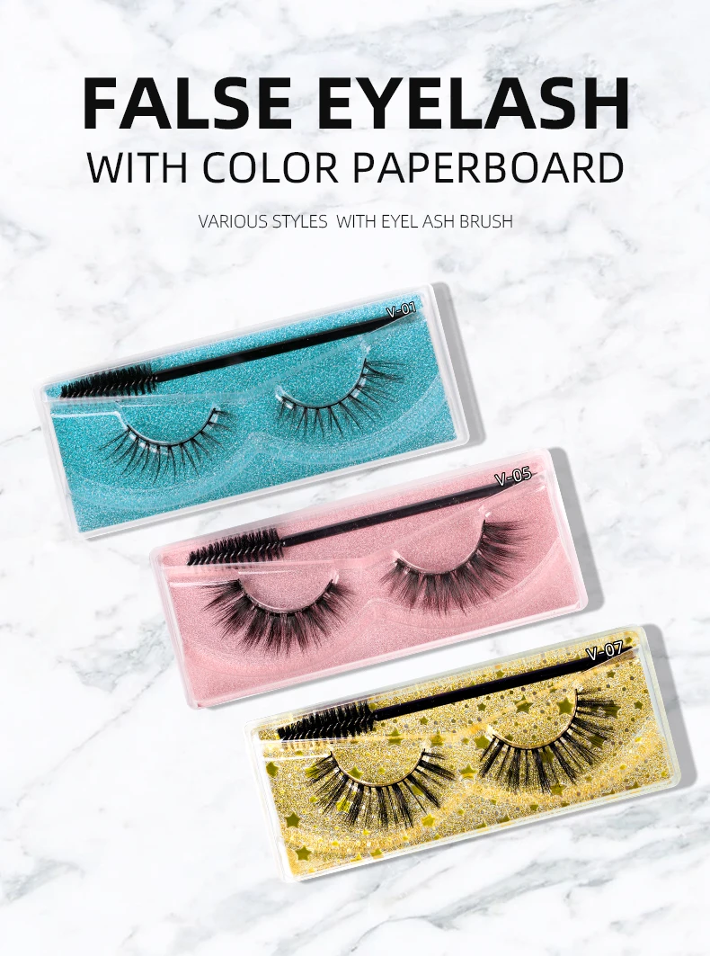 Wholesale Full Strip Lashes Faux Mink Eyelashes With Custom Lashbox ...