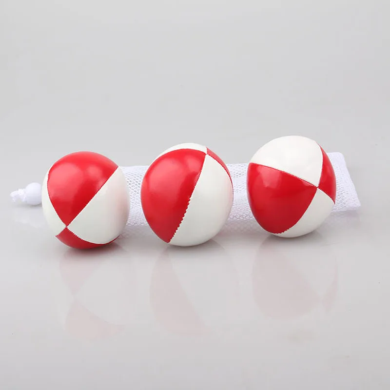 3 Color Eco-Friendly Colorful Standard International Contact Kids Adult 5cm 6.3cm White Blue Juggle Toy Game Juggling Ball