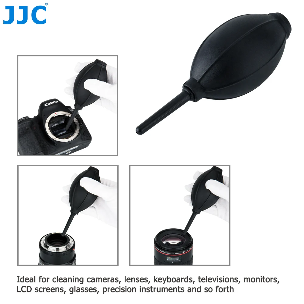 JJC Camera Dust Air Blower Cleaner to clean cameras, lenses, keyboards, televisions, monitors, LCD screens etc