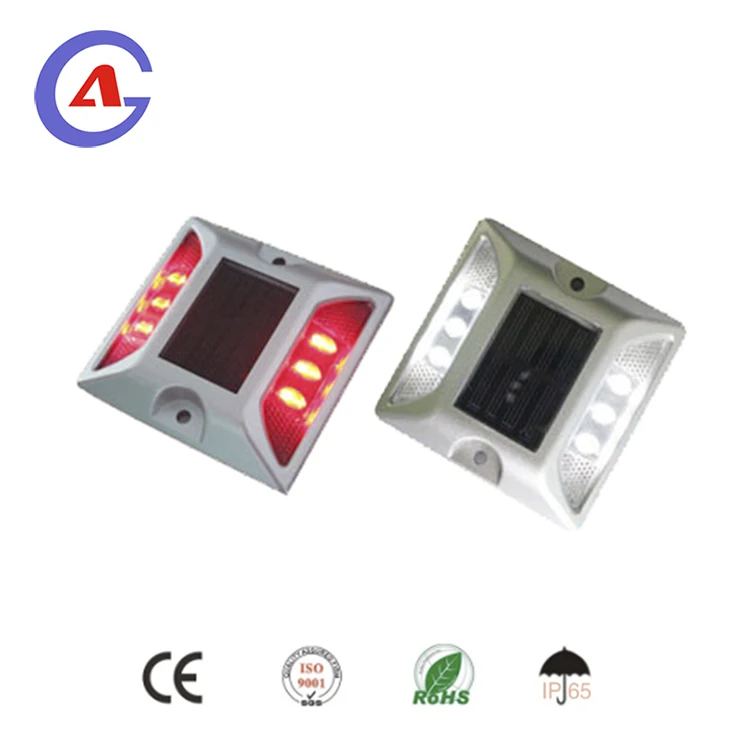 Светоотражающий Алюминиевый Дорожный маркер «кошачий глаз», Солнечный СВЕТОДИОДНЫЙ мигающий дорожный гвоздик разных цветов