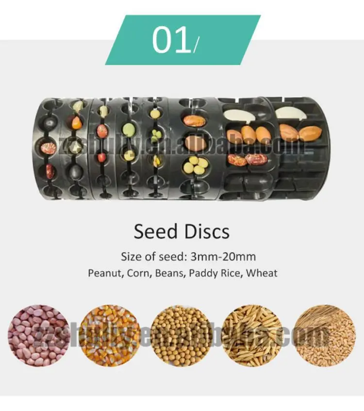 Easy Portable Manual Vegetable Bean Corn Seeder Maize Seed Planter for Field