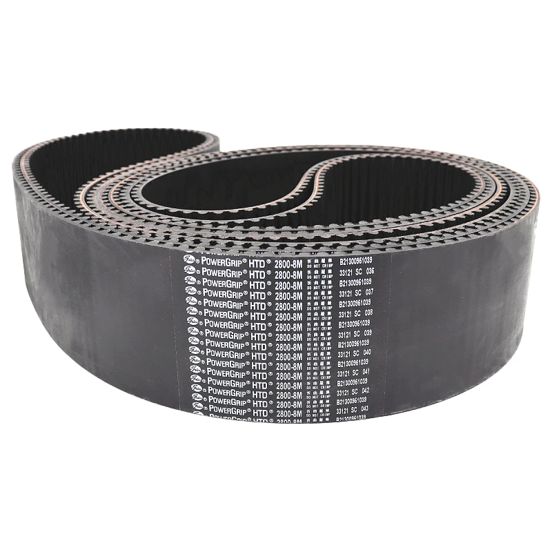 Courroie De Distribution HTD 2000-8M-20 - Longueur 2000 Mm, Largeur 20 Mm, Pas 8M, Profil Courbe - 11