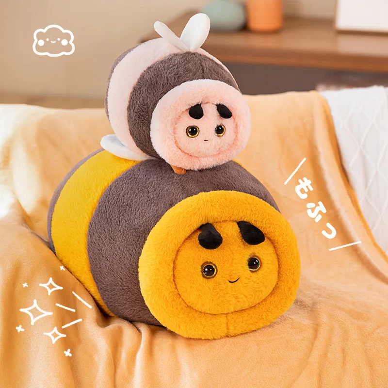 Pillow Bumblebee Soft Toy New Cute Bee Plush Pillow Toy Kawaii - Main Image