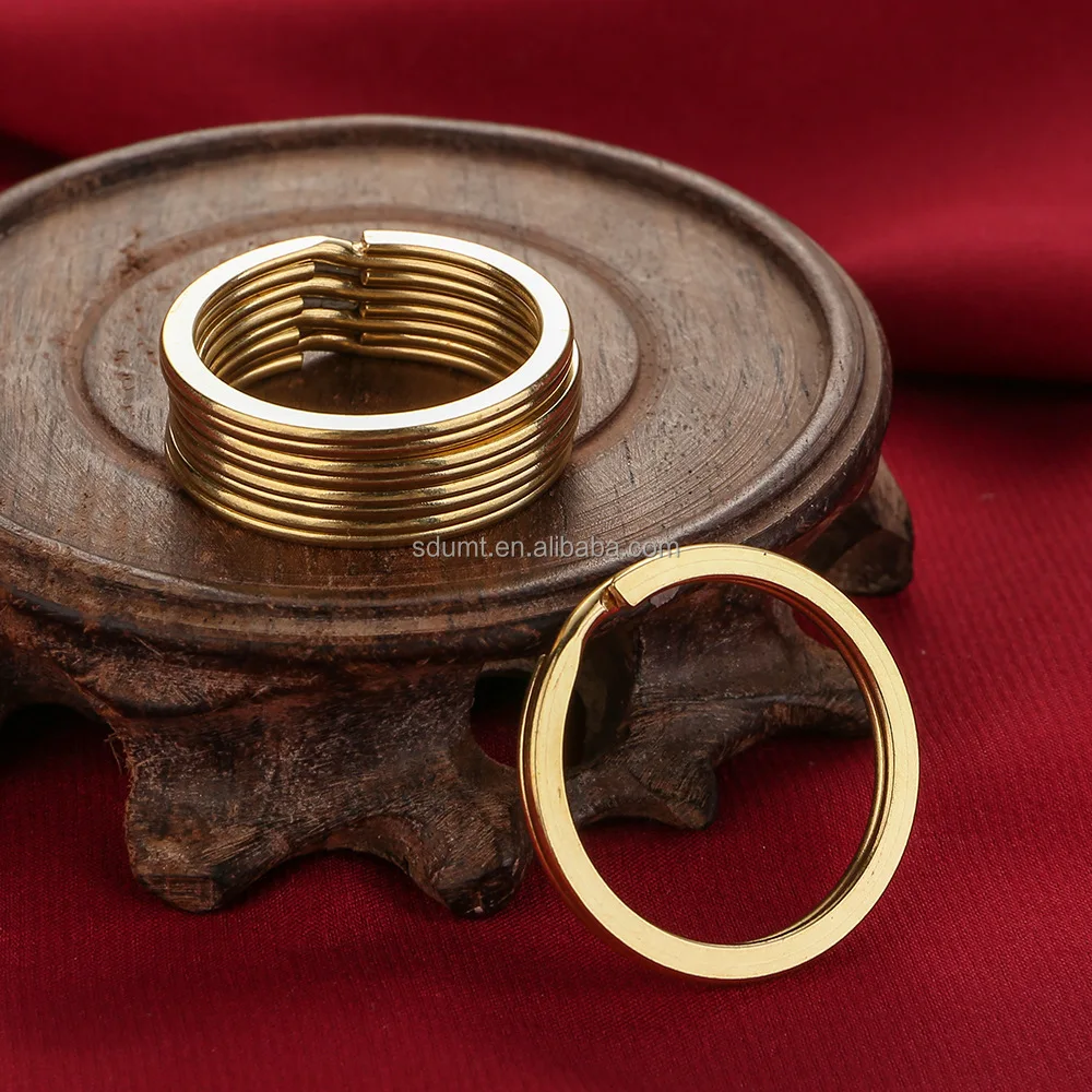 30mm Round Split Key Rings Bulk For Keychain Key And Art Crafts Metal