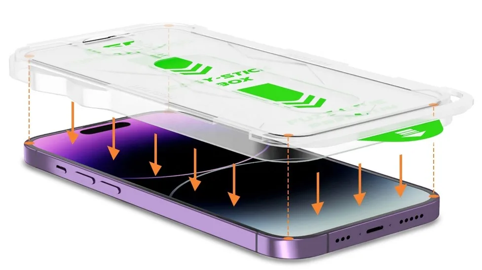 Antispy Privacy Magic John Screen Protector With Easy Install Kit For