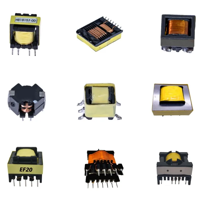 EE19 ETD42 ETD59 EE55 High Frequency Ferrite Core Transformer Single Phase Copper Coil for Power Usage