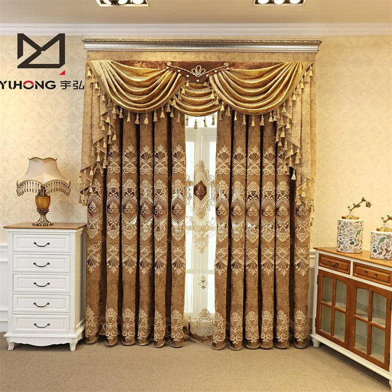 Royal Luxury European Style Ready Made Window Curtain Buy Luxury