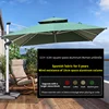 15-Alu 3*4m sq with marble base-10cm pole