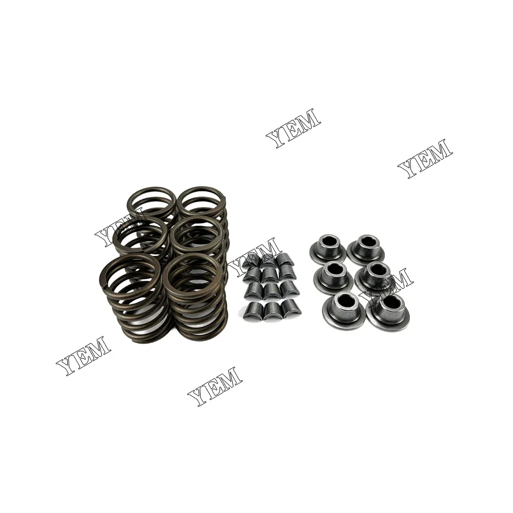 For Kubota D750 Valve Spring Kit Seat With Cotter ( Fit One Engine )