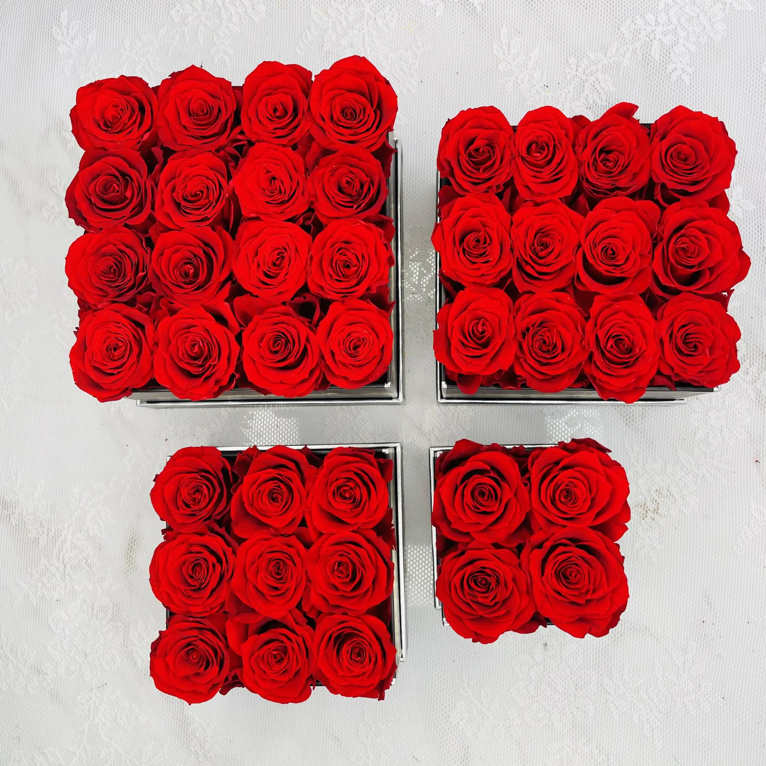 Valentine Wholesale Luxury Gift Preserved Flower Box Everlasting ...