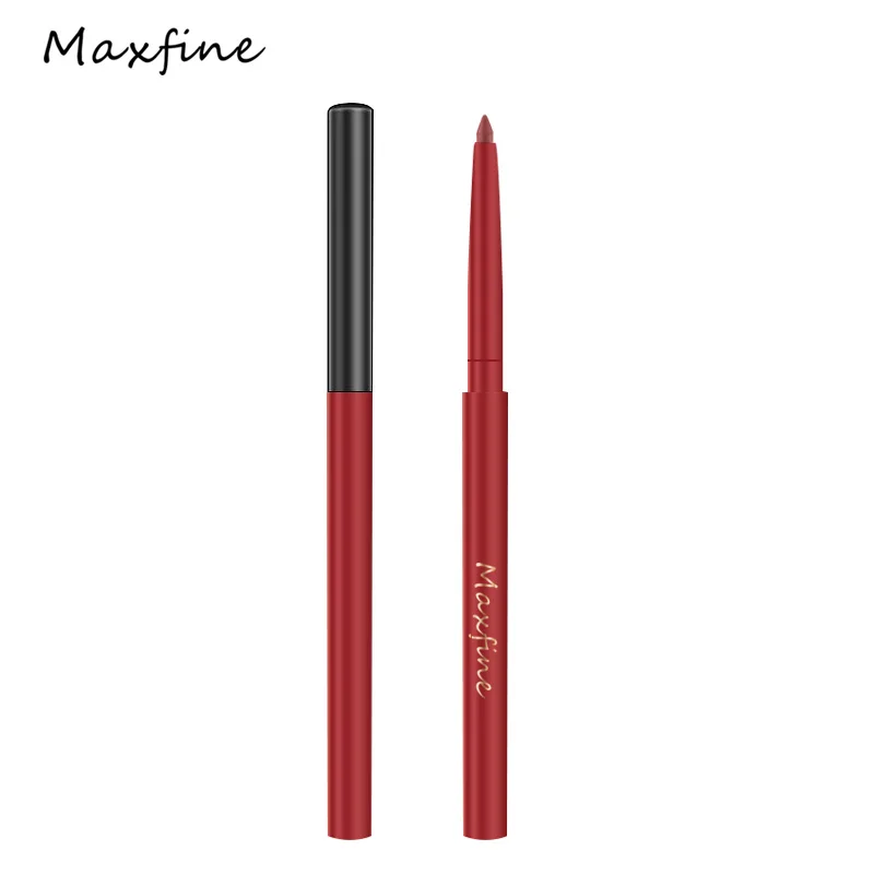 Retractable Smooth Application Creamy Color Slim Matte Gel Lip Liner Pencils
