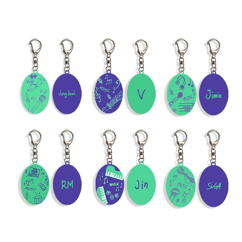 KPOP JUNGKOOK RM V MIC Drop POP-UP Acrylic Keychains JIMIN JIN J