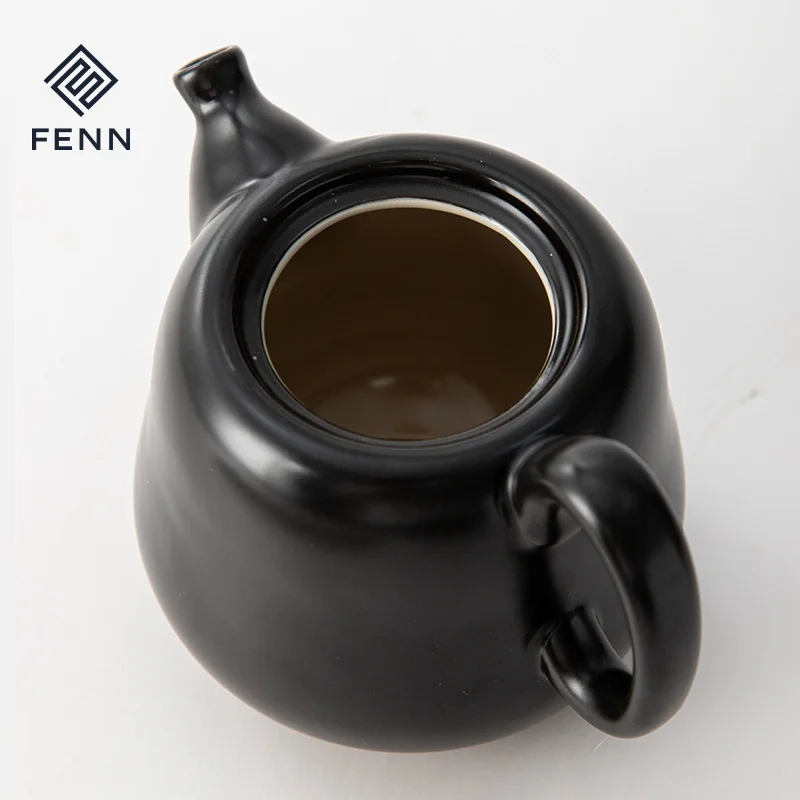 FENN wholesale custom magic teapot tea service portable tea set vintage restaurant black tea teapots ceremony set for gift