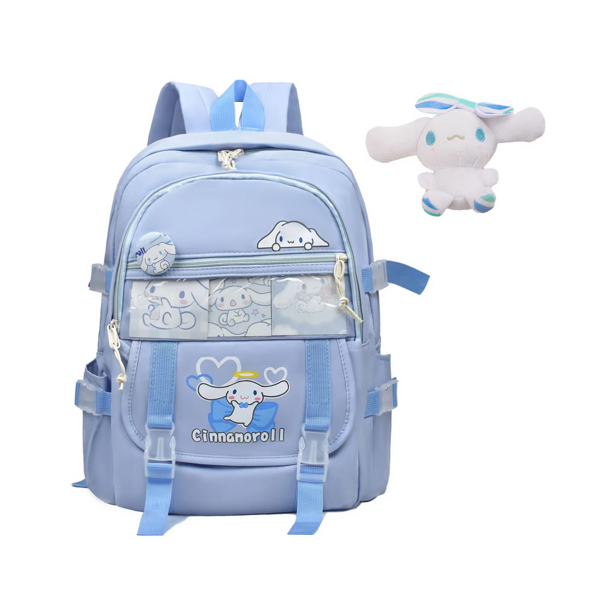 Cute Cool Backpack For Girls Cartoon Backpack With Cinnamoroll Kawaii ...