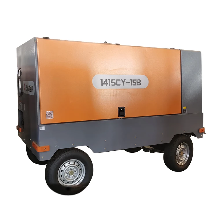 25 bar High Pressure air Compressor air Compressor Drilling Machine Mobile air Compressor