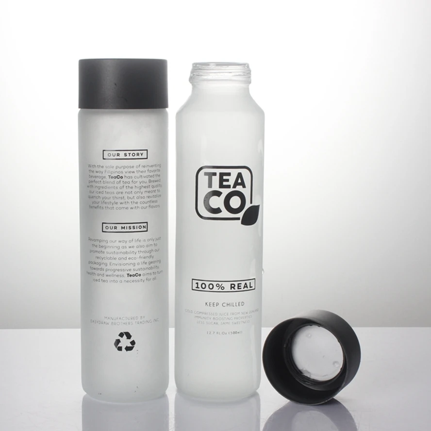 200ml500ml 375ml  750ml 800ml Juice Drinking Beverage Mineral Spring Water Voss Bouteille En Verre Glass Bottle
