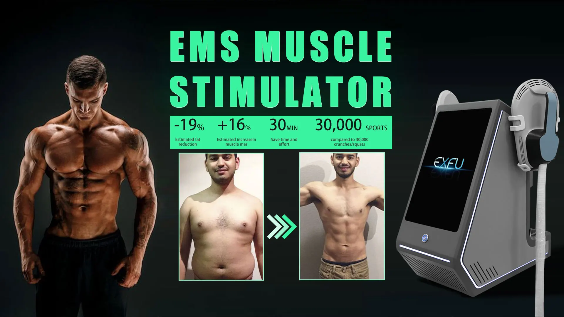 EMS Body Muscle Sculpting Weight Loss EMS Machine