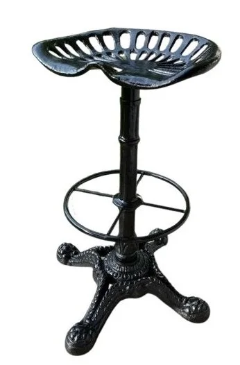 Bar chair simple modern industrial style personalized iron backrest coffee shop high foot bar chair iron stool