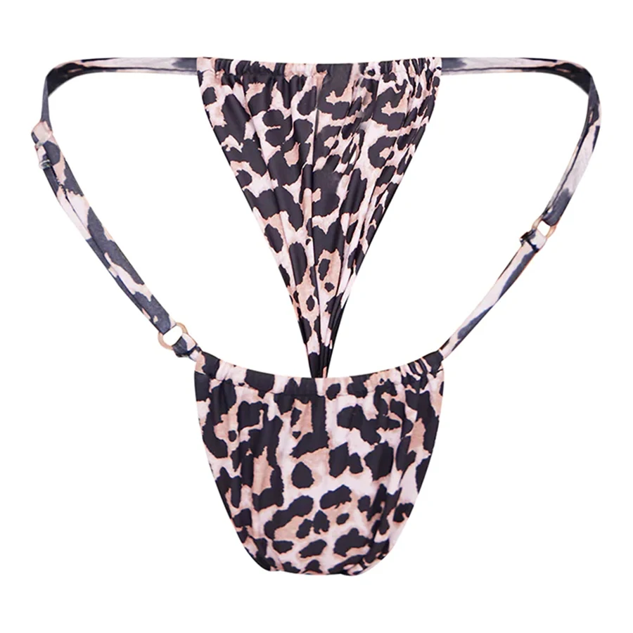 Custom Two Piece Swimsuit Bikini Set Leopard Swimwear Greek Bikini Swimwear