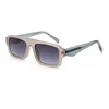 C5 Turquoise  Bright Green FrameDouble Purple Lens