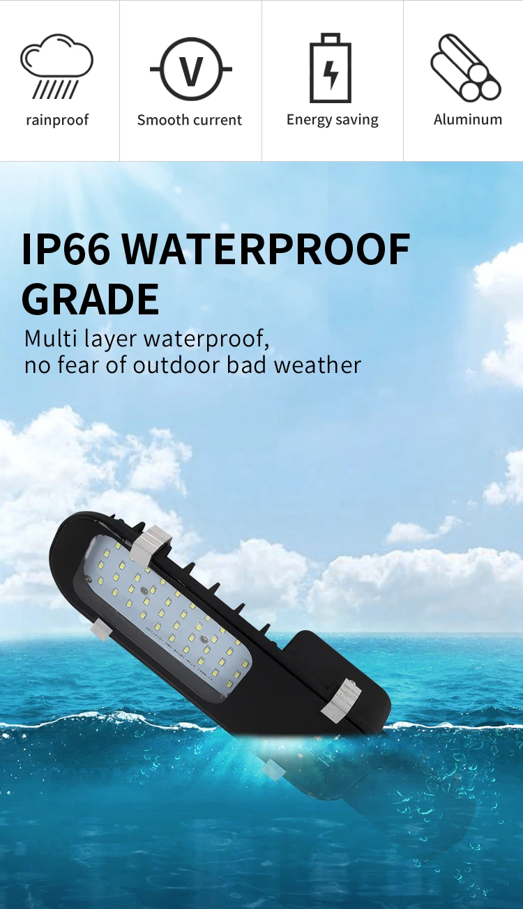 China wholesale outdoor waterproof  50w  led street light