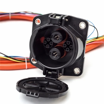 【美品】CHAdeMO 200v充電ケーブル一式 中国CHAdeMO充電器 日本標準プラグ 200A DC急速充電工場と