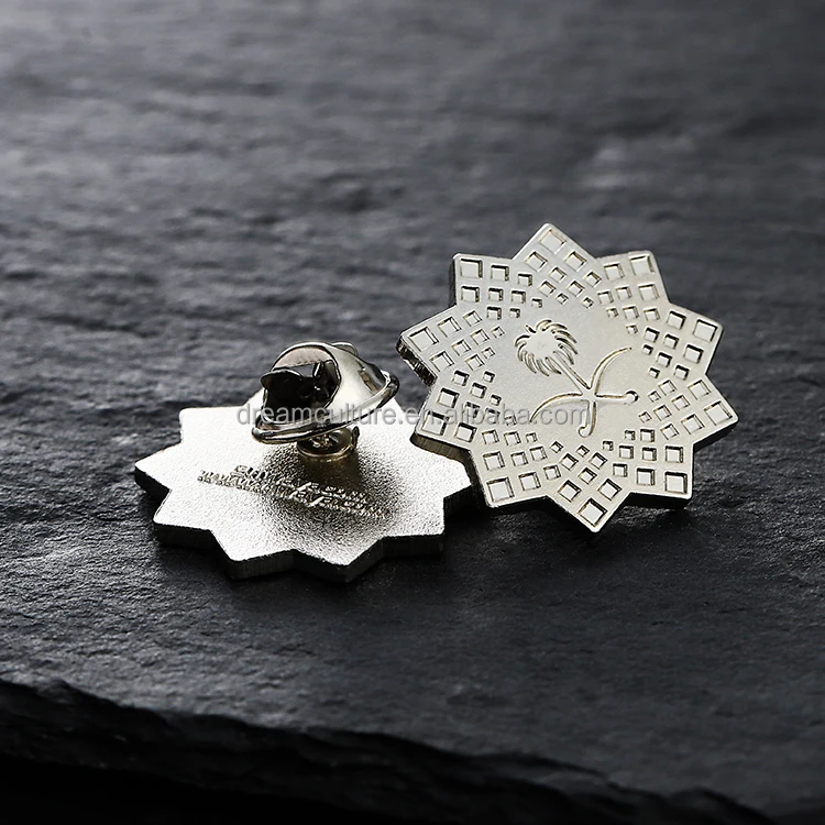 Custom Metal Dubai Uae Pins Saudi Arabia National Day Pins Ksa Saudi