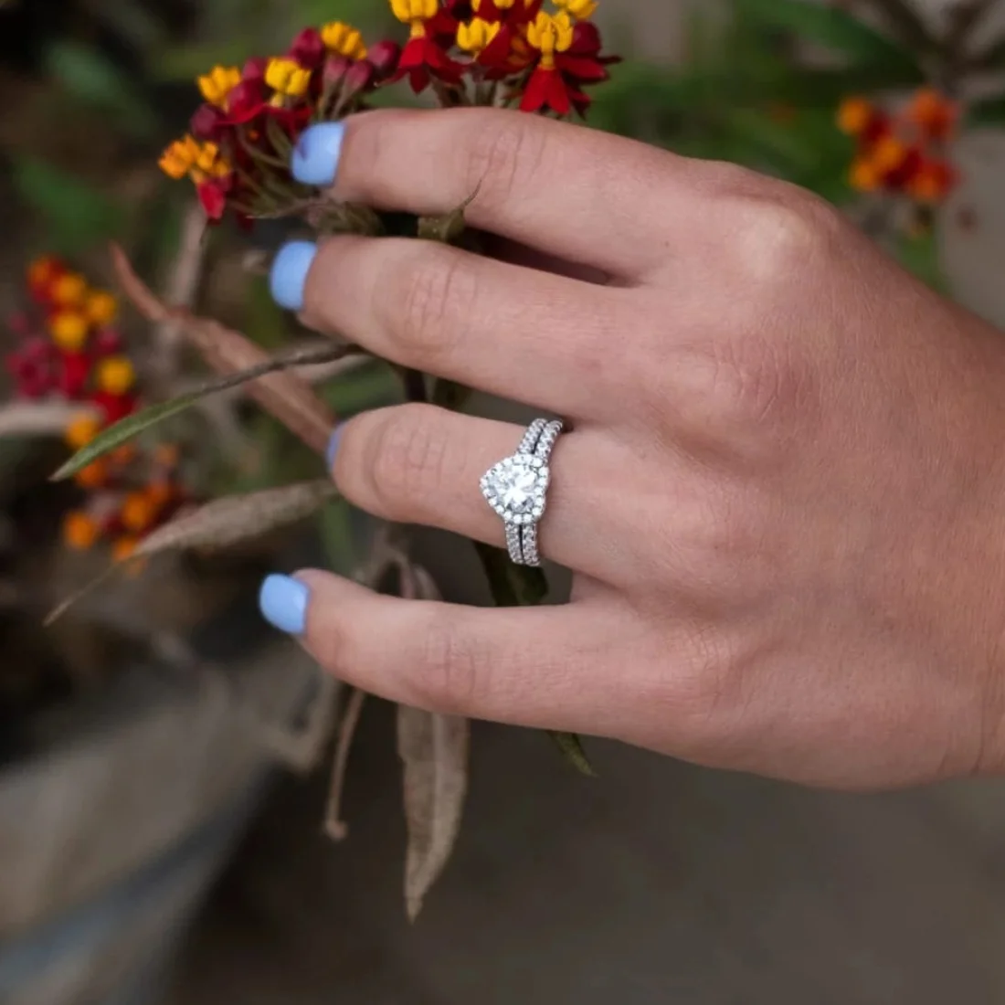 KAKODIY Love Ring Heart Shaped Zircon Sparkling Ring 925 Sterling Silver Women Engagement Wedding Heart Shaped Eternity Ring detail 8
