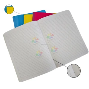 Assorted Colors Cover Saddle Stitched Exercise Books A5 200 Pages Lined Papers Wholesale Guatemala Schools