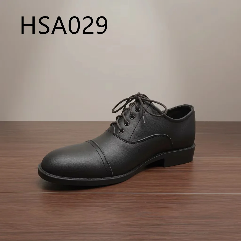 ZYF,Glitter/matte Leather Available Men Dress Shoes Lace up Style Double Joints Design Administrative Office Shoes HSA029