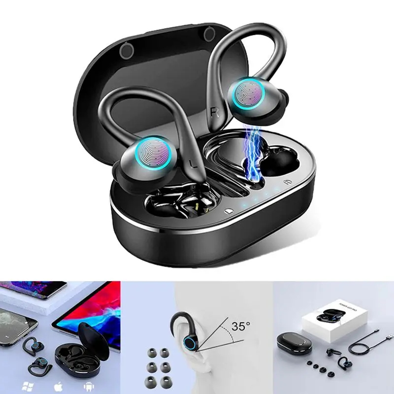Bluetooth 5.2 Wireless Earbuds HiFi Stereo Sound Deep Bass Headphones...