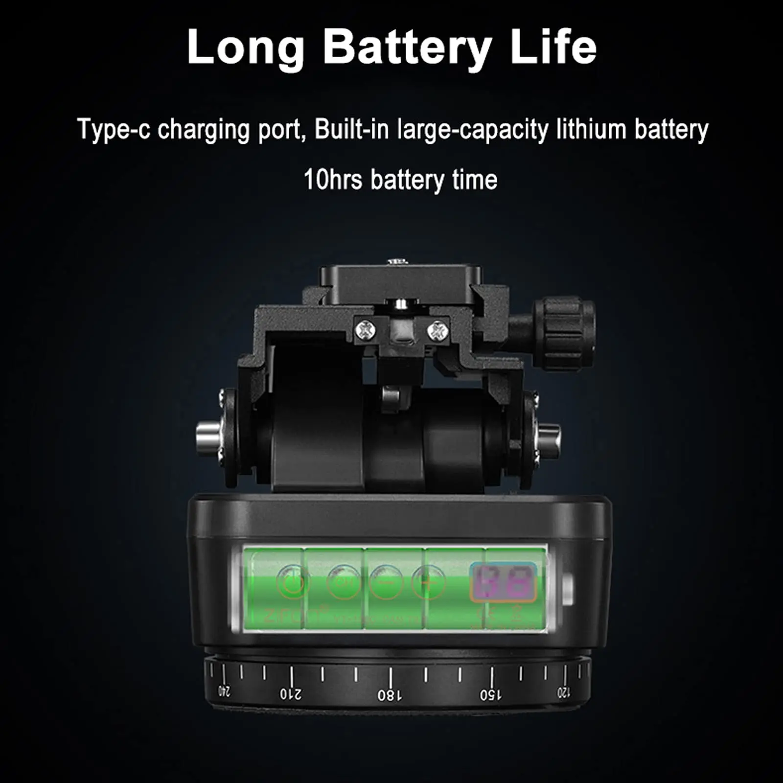 ZIFON YT-1000 自動電動雲台 360°回転パノラマヘッド 2.4G