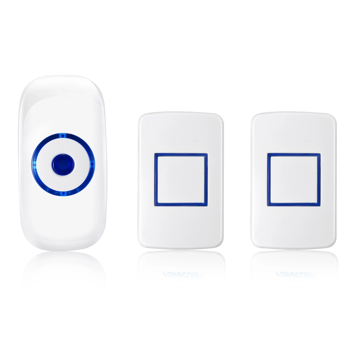 2021 New Design Wireless Motion Detector Door Bell System Power Source Plug and Battery Apartment Alarm System