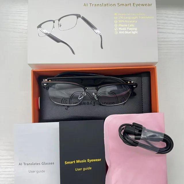 AI Smart Glasses Support 144 Languages with a Translation Accuracy of 98% AI Translation Glasses Realtime Translation AI Glasses