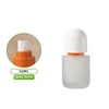 Flacon givré de 50 ml, tête de pulvérisation orange + couvercle blanc yunshang