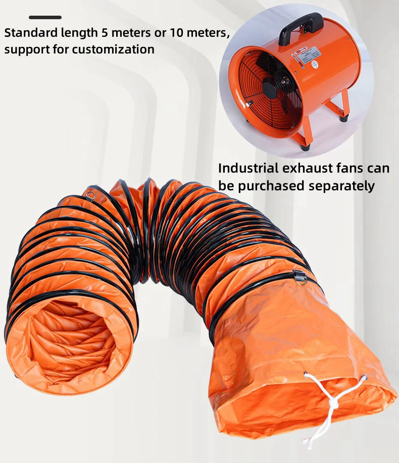 Explosion-proof Pvc Ducting Ventilation Tube Flex Air Ducts Industrial ...