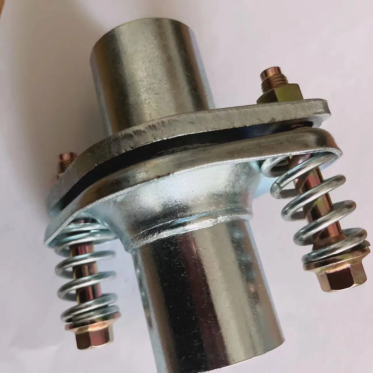 Exhaust Spring Bolt Flange - 2.25" ID To OD, Universal Stainless Steel Flange For Pipe Connections