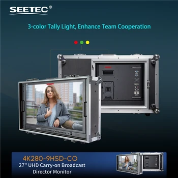 SEETEC 4K280-9HSD-CO 27" 4K Ultra HD Broadcast Director Monitor, 4x  Multi-View, OEM for TV Studio & OB Van detail image
