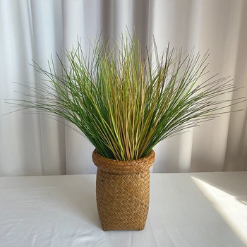 Hot sale artificial plant middle 3 head Pansi grass cheap price artificial grass