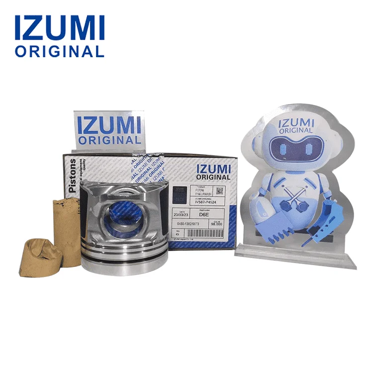 IZUMI ORIGINAL D6A Piston Kit for Volvo Engine Replacement Spare Parts
