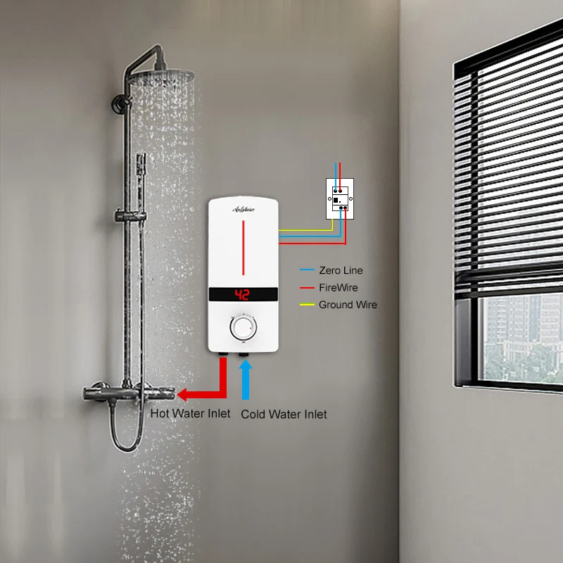 Geyser Tankless Electric Water Heater 220-240v Instant Best Rated