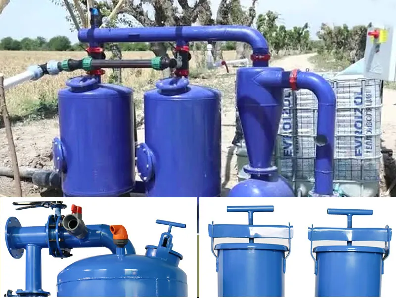 Yibiyuan Model 16 Metallic Agriculture Machine Disk Water Filter Fertigation Sand Filter Farm Irrigation System Drip Irrigation H4d76a4a5b86d40ce89ade7b7ba8e7ac18