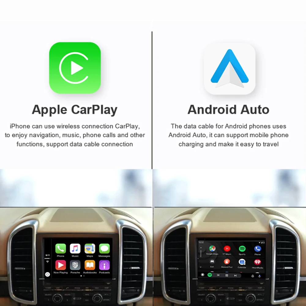 Carplay Module  for Porsche Cayenne 2011 CDR 31 for Apple Carplay Android Auto Car Play Interface Plug and Play
