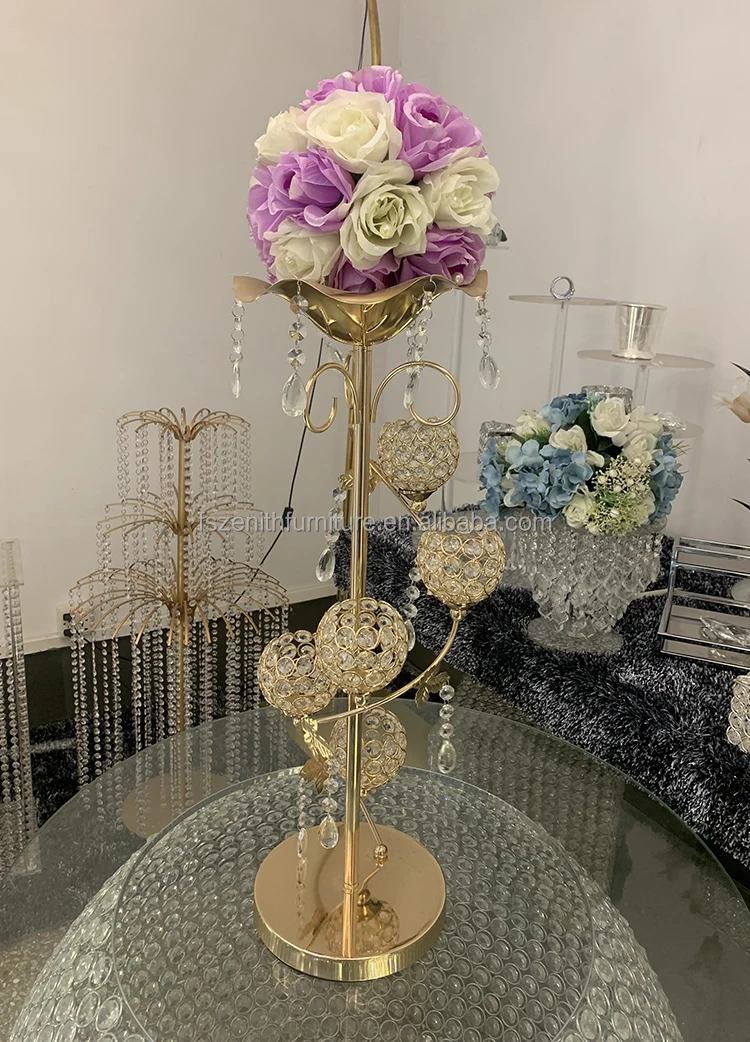 Wedding Road Lead Flower Stand Wedding Table Centerpiece Metal Wedding