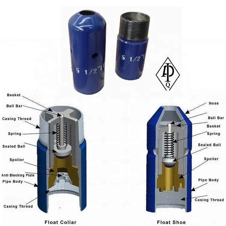 API Oilfield Drilling Cementing Casing Pipe Float Collar and Float Shoe