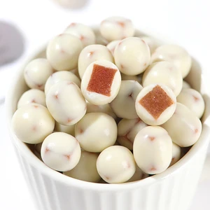 Chinese High Quality Sweet Yogurt Chocolate Hawthorn Strawberry Ball Asian Snacks