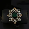 Court style flowers - green