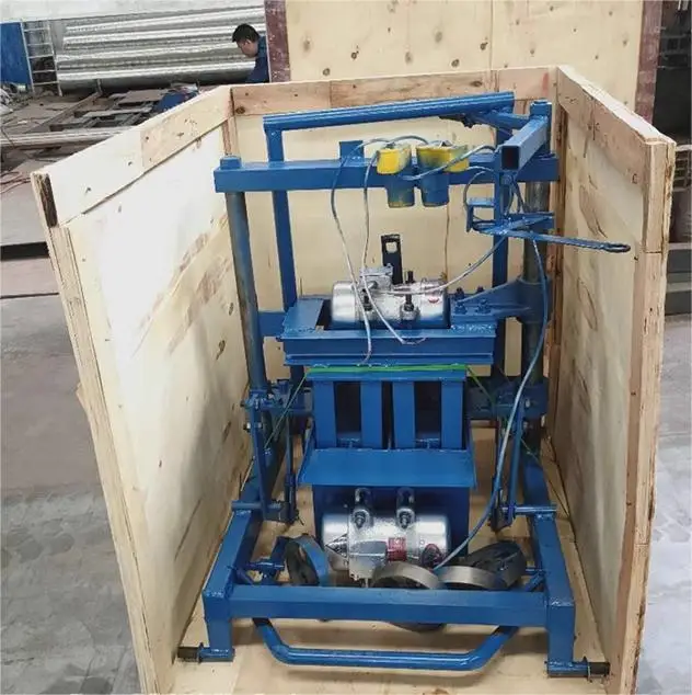 Small Mobile Brick Making Machine Manual Concrete Block Maker Construction New Condition Core Mold Component Clay Raw Material